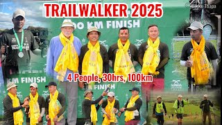 100km Trailwalker 2025 completed in 28hrs. Who dare to challenge it for next year #run #trekking