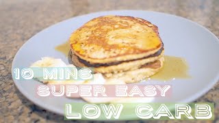 10 MINUTES LOW CARB BANANA PANCAKE