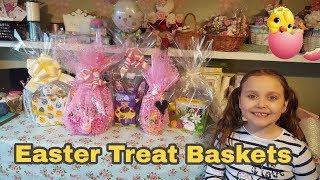 How to Wrap Easter Treat Baskets | 4 different baskets & 1 Cello wrapped gift