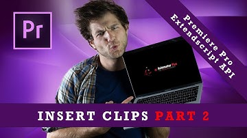 Insert Clips Onto Your Timeline PART 2 Using the PREMIERE PRO API