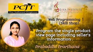 Task 23 || Program the single product view page including the seller’s information || Skill Shop