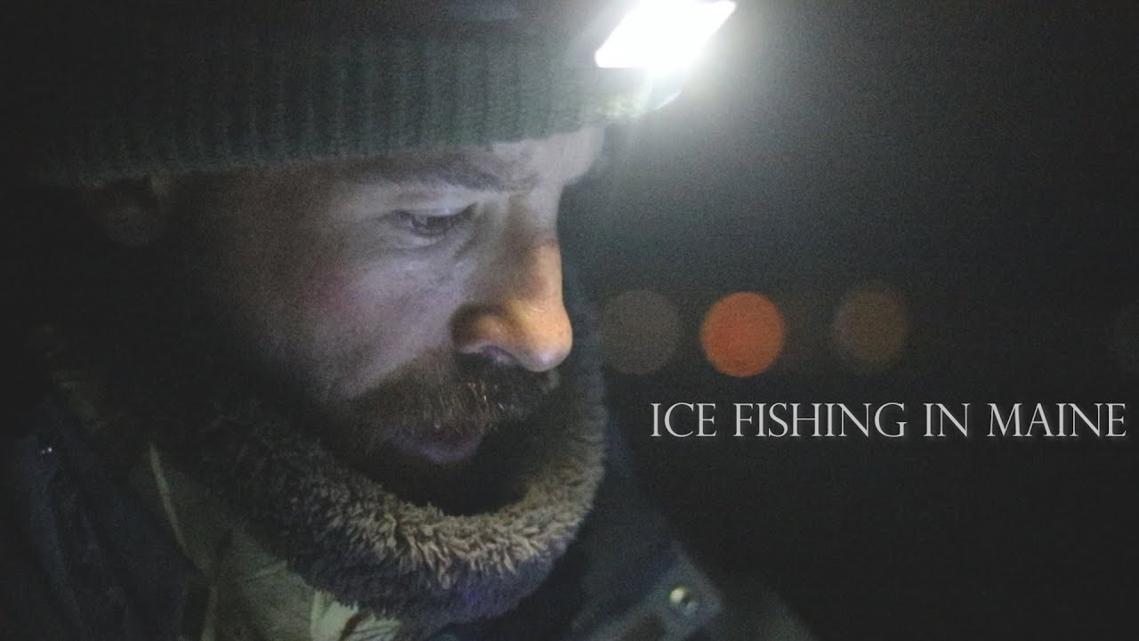 Ice Fishing in Maine. Sabattus Ice Fishing Derby YouTube