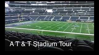 Dallas Cowboys A T & T Stadium Tour!
