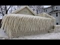 See This Lake Front House That's Completely Covered In Ice