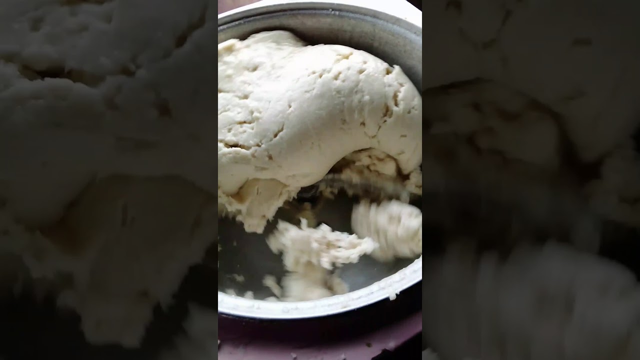 How to use a machine to pound Fufu (akpu)