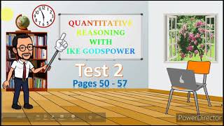 QUANTITATIVE REASONING (TEST TWO)