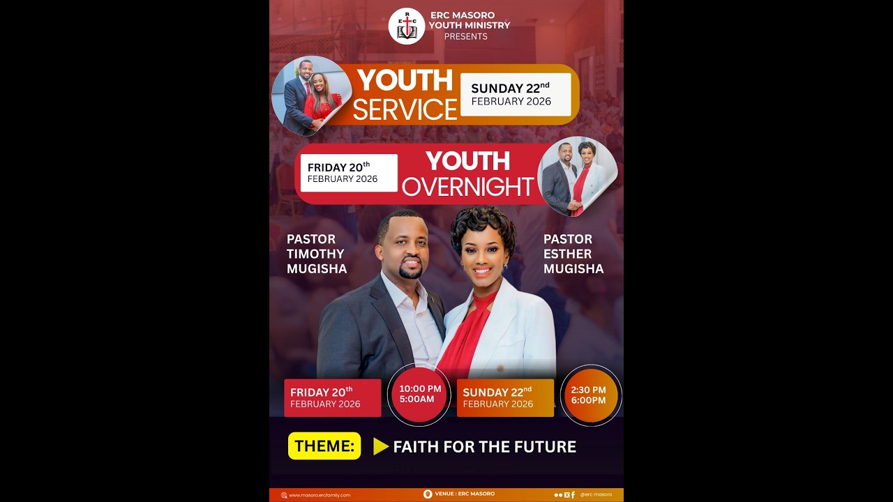 YOUTH OVERNIGHT WITH PASTOR TIMOTHY & ESTHER MUGISHA