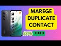 How To Marege Duplicate Contact in Redmi 15 5g Phone