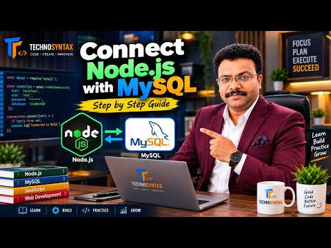 Node.js MySQL Connectivity | Connect Node.js with MySQL Database Step by Step