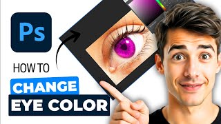 Cara Mengubah Warna Mata di Photoshop (Cara Termudah) (Panduan 2026) screenshot 3