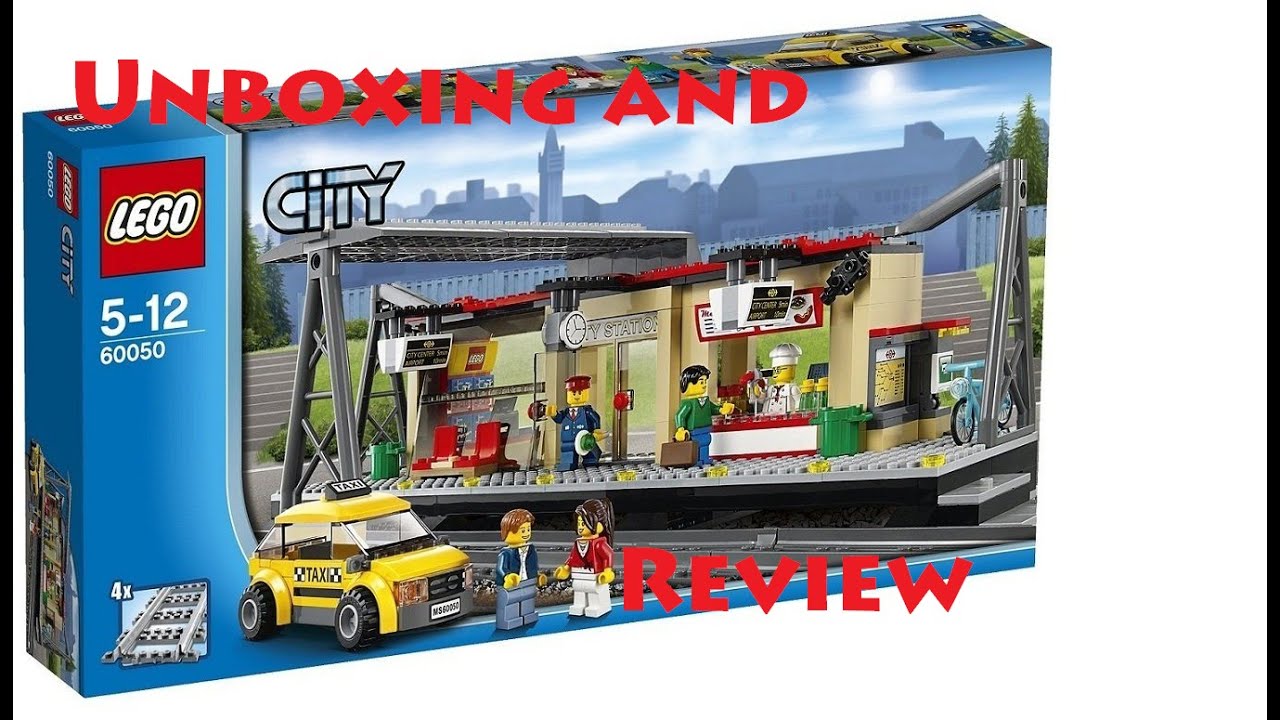 LEGO 60050 train staion unboxing and build! - YouTube