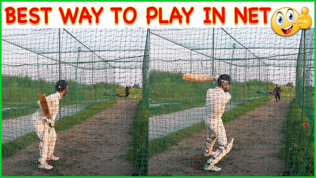 How to play cricket in net !! Best batting tips for beginners !! - YouTube