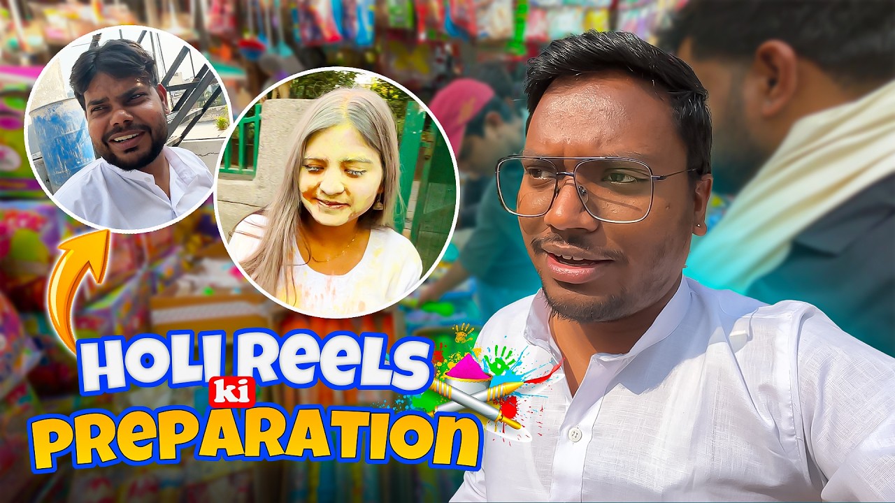 Holi Reels Ka BTS | Preparation, Fun & Bloopers 😂