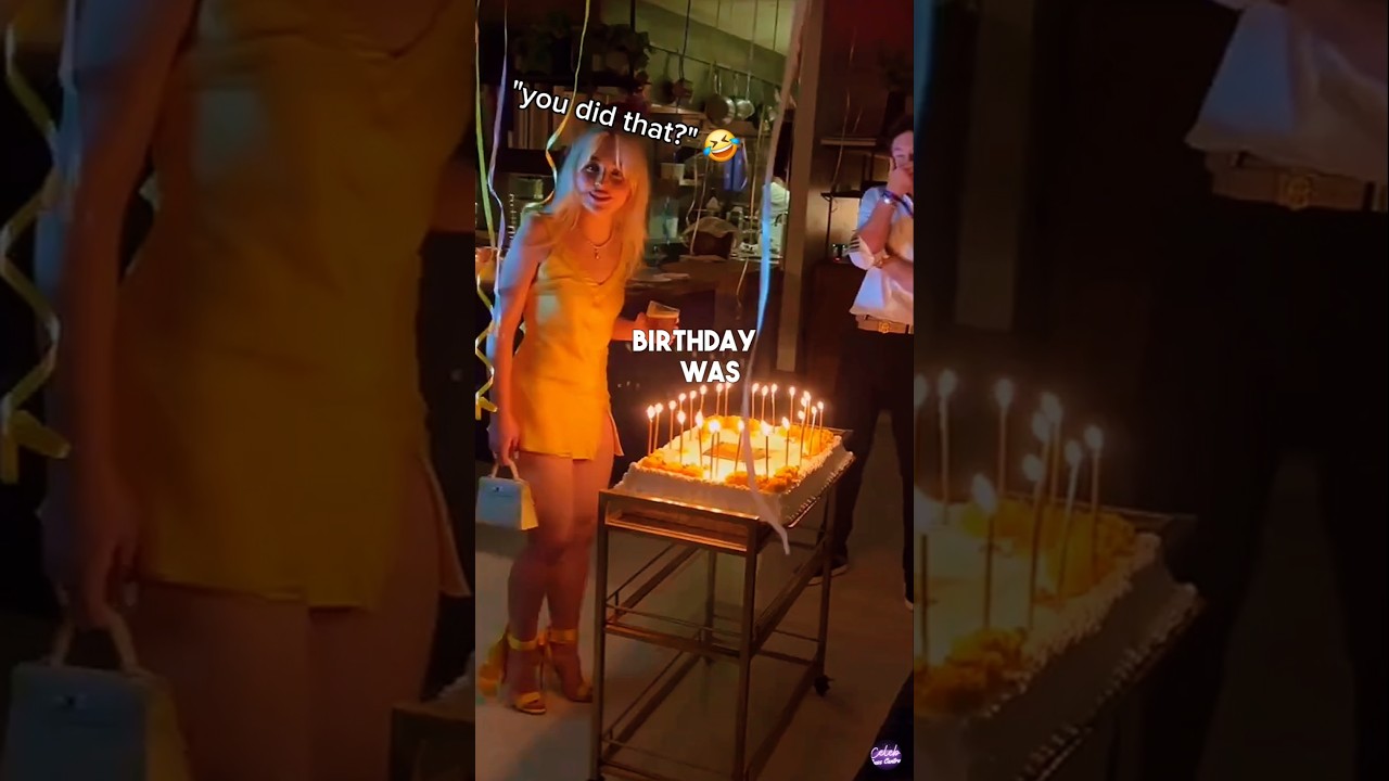 The Funniest Celebrity Birthday Cake Moment Ever!