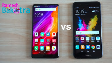 Mi Mix 2 vs Honor 8 Pro Speed Test Comparison