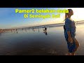 Banyak bule cantik menjelang sunset di seminyak bali