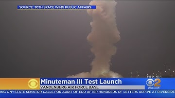 Unarmed Test Missile Launches From Vandenberg AFB
