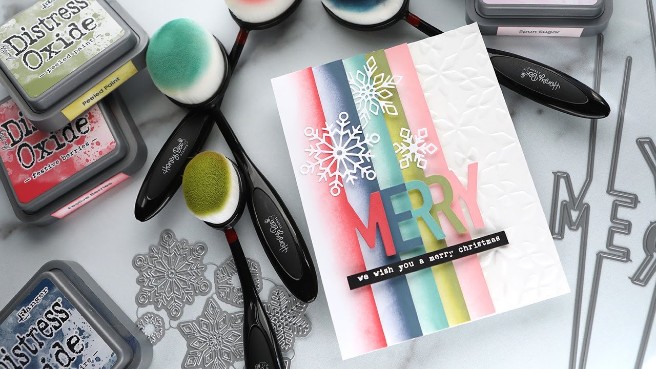 Holiday Card Series 2020 - Day 5 - Multi-layer Diecut Card with Ink ...