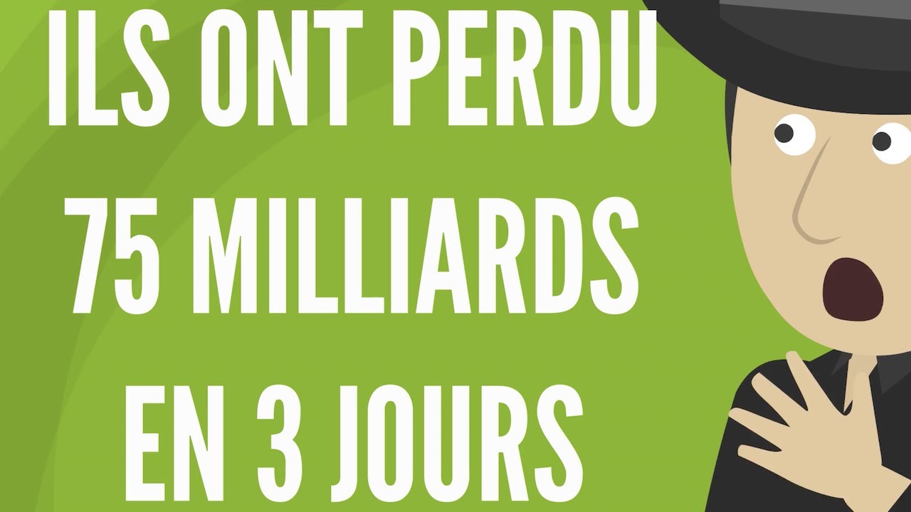 Comment Ils Ont Perdu 75 Milliards De Dollars En Trois Jours