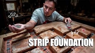 🏠 How to Build the Foundations of a Mini Wooden House