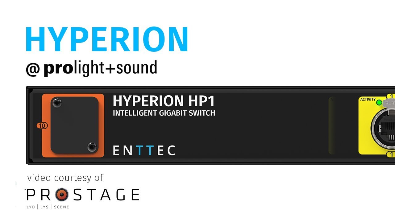 Hyperion @ Prolight + Sound 2019 - YouTube