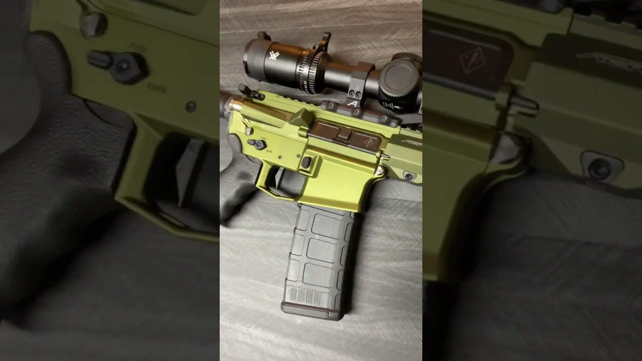 ANODIZED GREEN STAINLESS AR15 BY BEYOND PRIMAL FIREARM