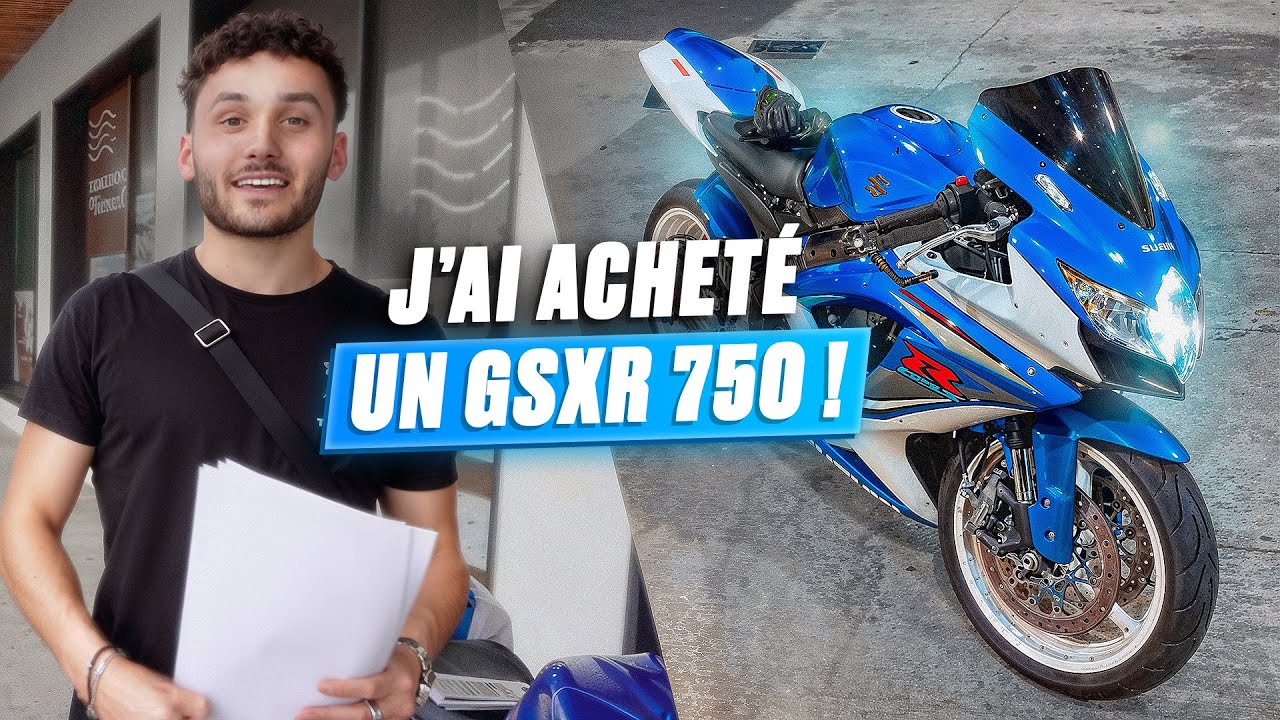 L'ACHAT DE MA NOUVELLE MOTO !😱😍GSXR 750}
