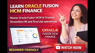 #oracle  Fusion HCM Finance Online Training| Oracle HCM Finance Online Course | Beginner to Advanced