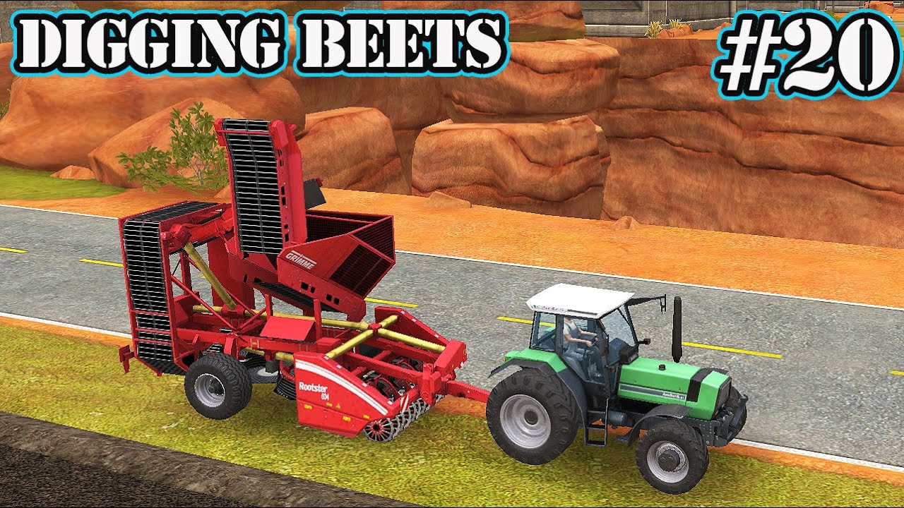 FS 18. Timelapse # 20. Sugar beet harvest.