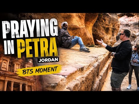 While In Petra! BTS Moment!