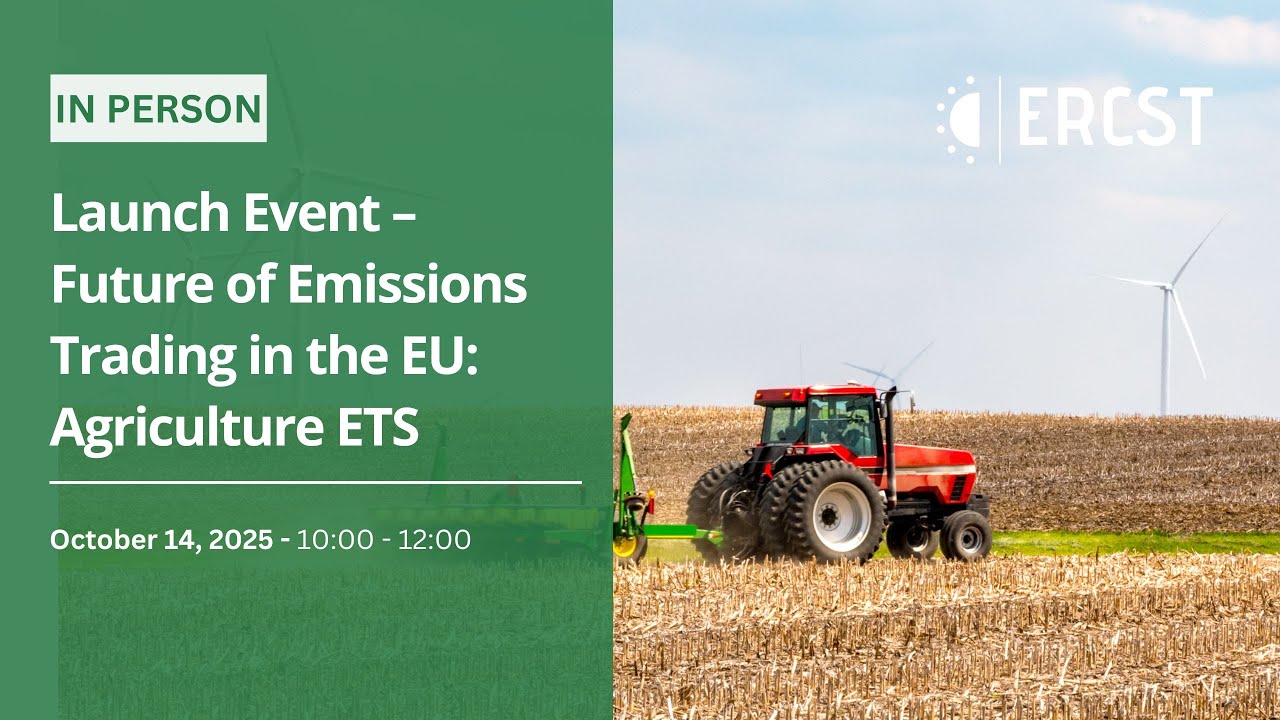 Future of Emissions Trading in the EU: Agriculture ETS Launch Event