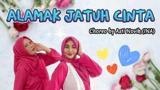 Alamak Jatuh Cinta - Line Dance | Choreo by Asti Novik @astinovik (INA)