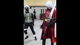 Kakashi found Dante 💀🤣 #anime #cosplay #demonslayer #dante #naruto