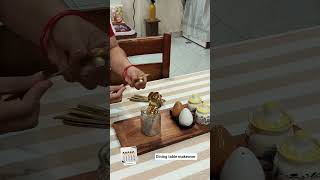 dining table makeover #youtubeshorts #minivlog #dayhabitsofacleanhome #home
