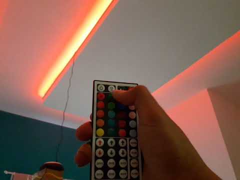 Led Strip Plafon minimalis / led strip rainbow #eps10. 