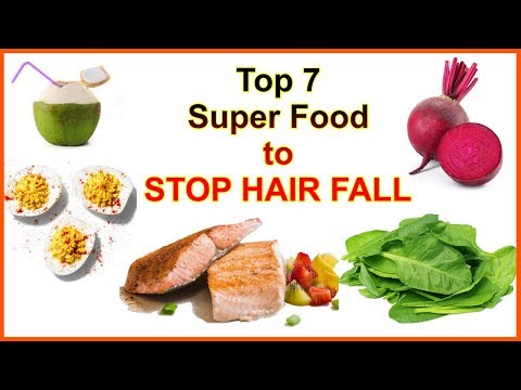 TOP 7 SUPER FOOD TO STOP HAIR FALL