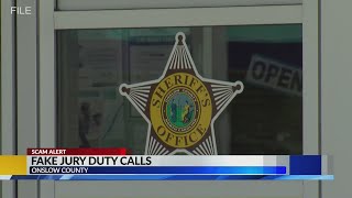 Onslow County sheriff warns of jury duty scam