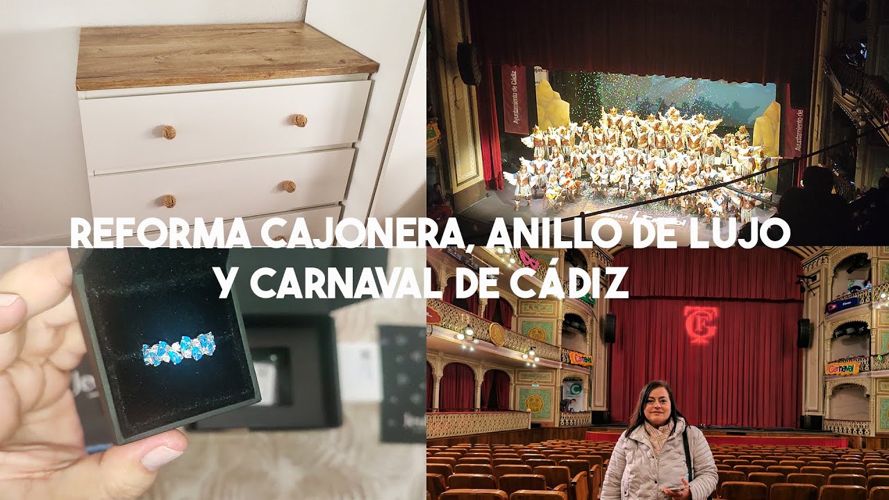 REFORMA DE UNA CAJONERA LOW COST 🛠️✨ Y ACABO EN EL CARNAVAL DE CÁDIZ 🎭🔥 + SORPRESA 💍 HOUS TOUR