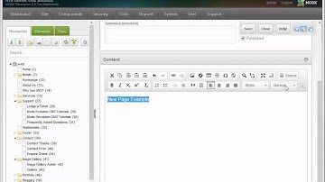 Adding a New Page in Modx Revolution