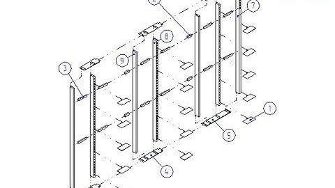 T-Flex CAD v16 Assemblies - Shelf Assembly, Sub-Assembly Center Side