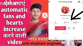 how to increases fans number automatic on tiktok