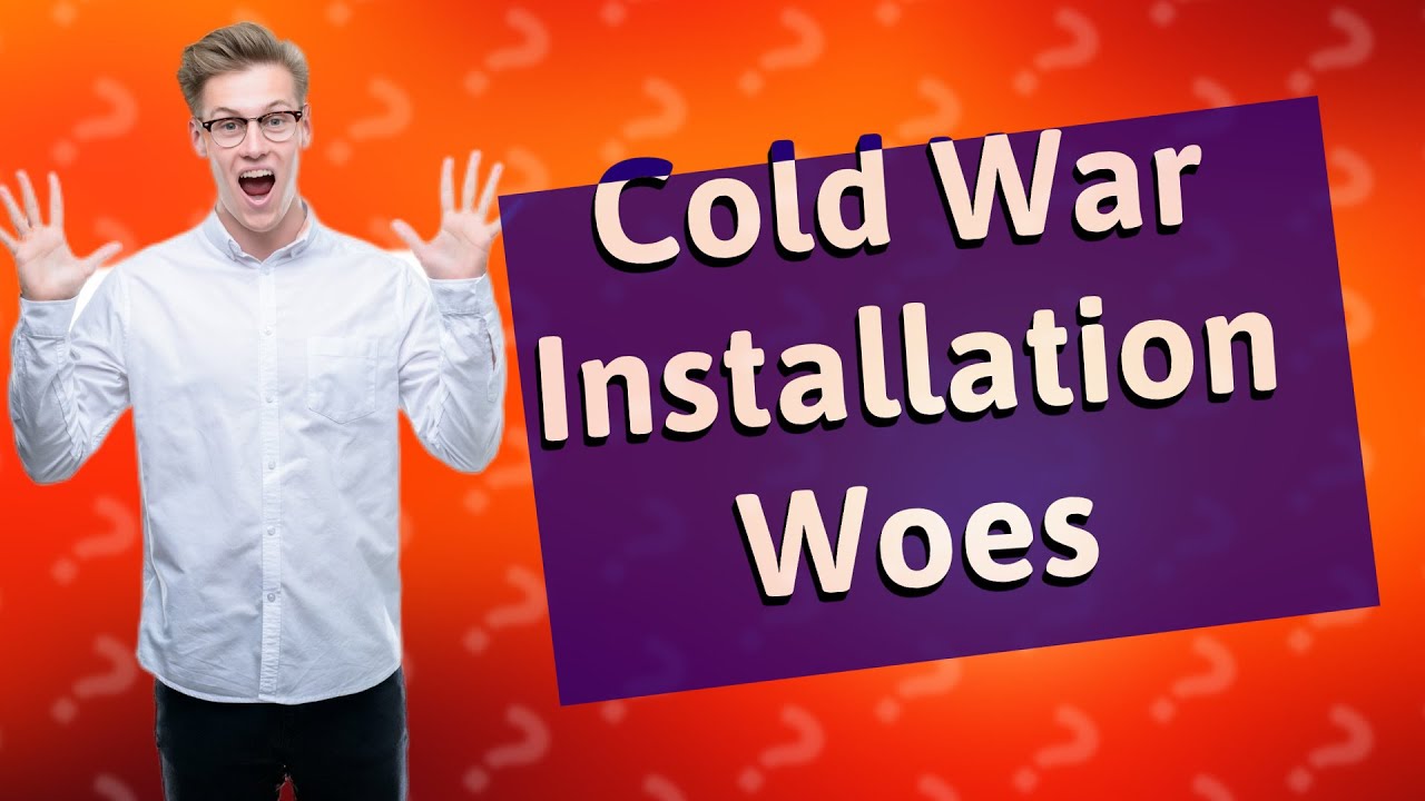 Why is my Cold War multiplayer partially installed PS4? YouTube