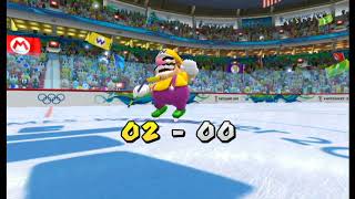 Mario & Sonic At The Olympic Winter Games - Ice Hockey Team Mariooveralls