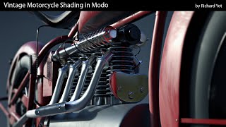 Vintage Motorcycle Shading in Modo - trailer