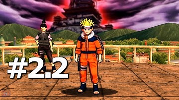 Naruto: Ultimate Ninja Heroes 2 ( PPSSPP 1.5.4 )| Walkthrough | Part 2.2 | 1080p 60FPS