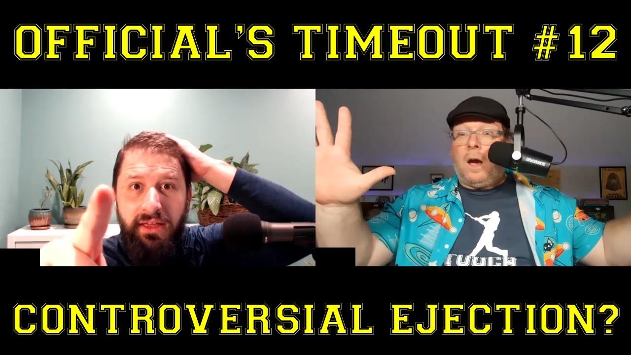 High School Football Officials Debate A Controversial Ejection In Big Game!