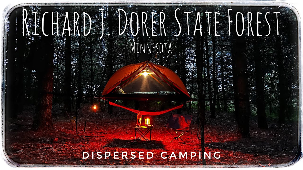 Dispersed Camping with Opeongo Aerial A1 Tree Tent/Richard J. Dorer State Forest