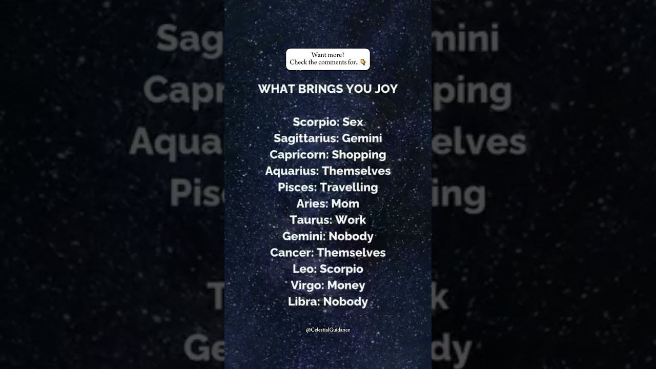 What Brings You Joy ✨ 