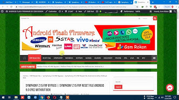 Symphony Z15 FRP Bypass | Symphony Z15 FRP Reset File Android 9.0 (Pie) Without Box