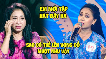 NSUT Thoại Mỹ KHÔNG TIN Thí Sinh MỚI TẬP HÁT MÀ LÊN CÂU VỌNG CỔ KHÓ LẠI QUÁ MƯỢT | Chuông Vàng